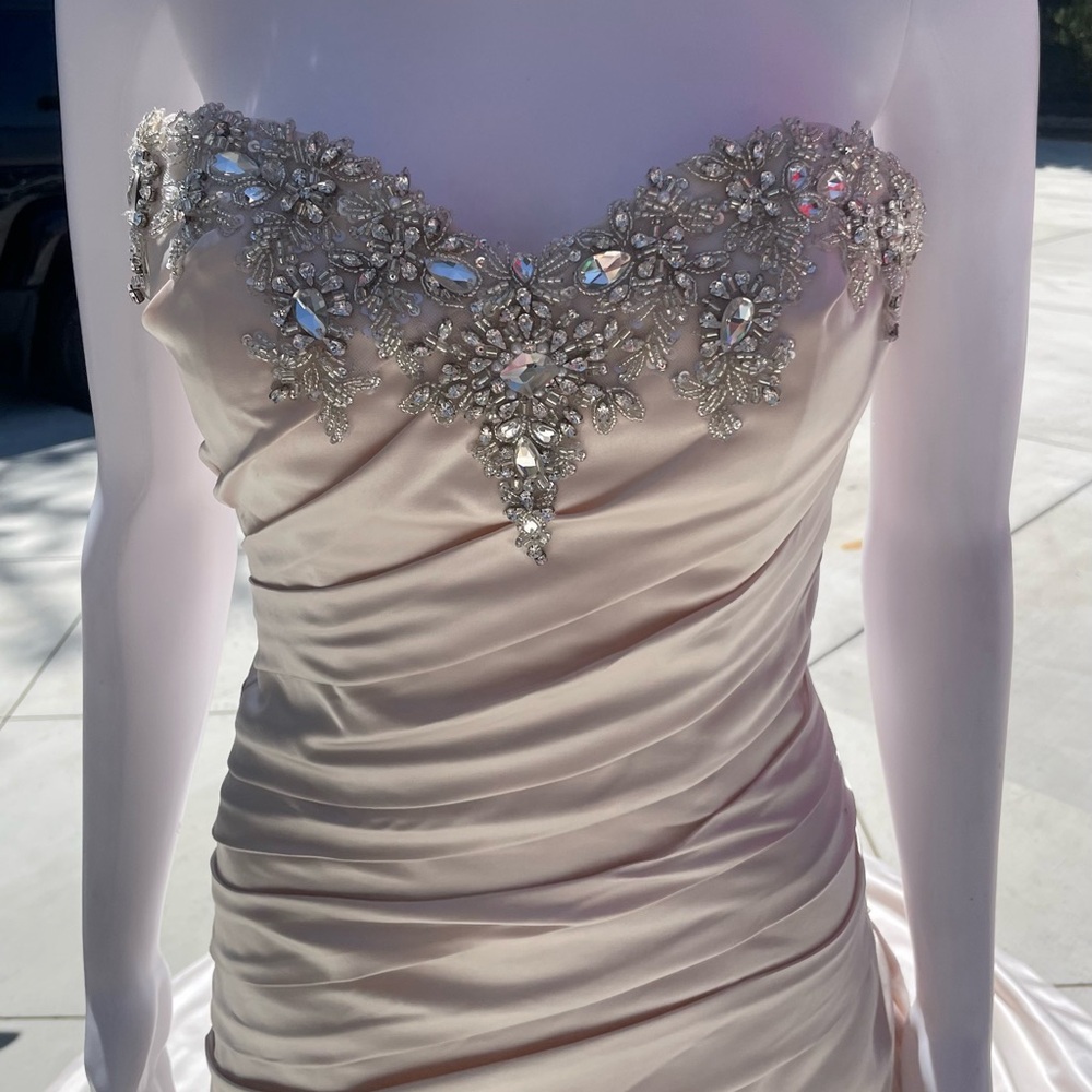 Couture Collection elegant Blush wedding dress